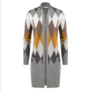 Essential Solid Open Front Long Knited Cardigan Sweater